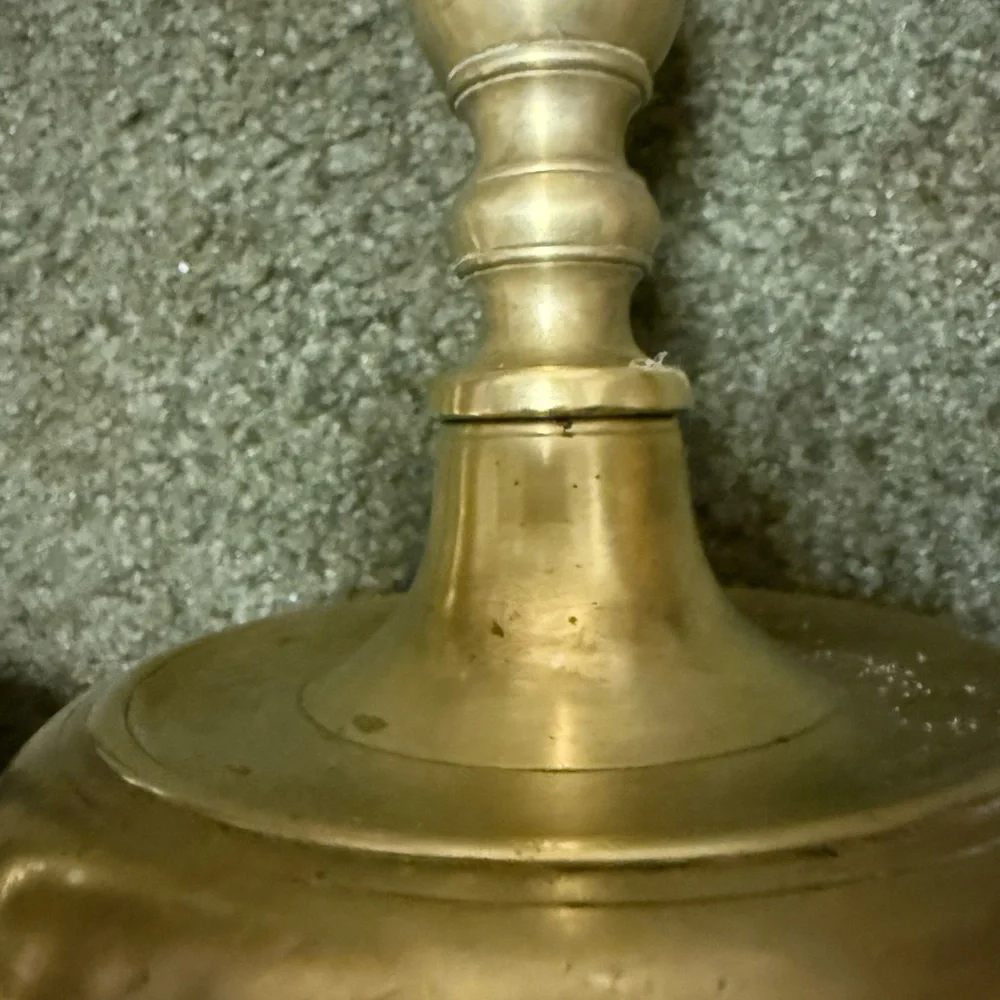 Antique Solid Brass Candle Sticks/Holders